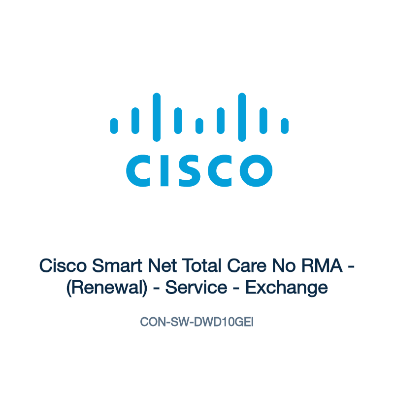 CON-SW-DWD10GEI: Cisco Smart Net Total Care No RMA
