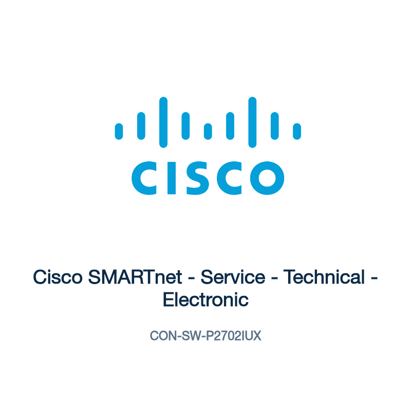 CON-SW-P2702IUX: Cisco SMARTnet - Service - Technical - Electronic