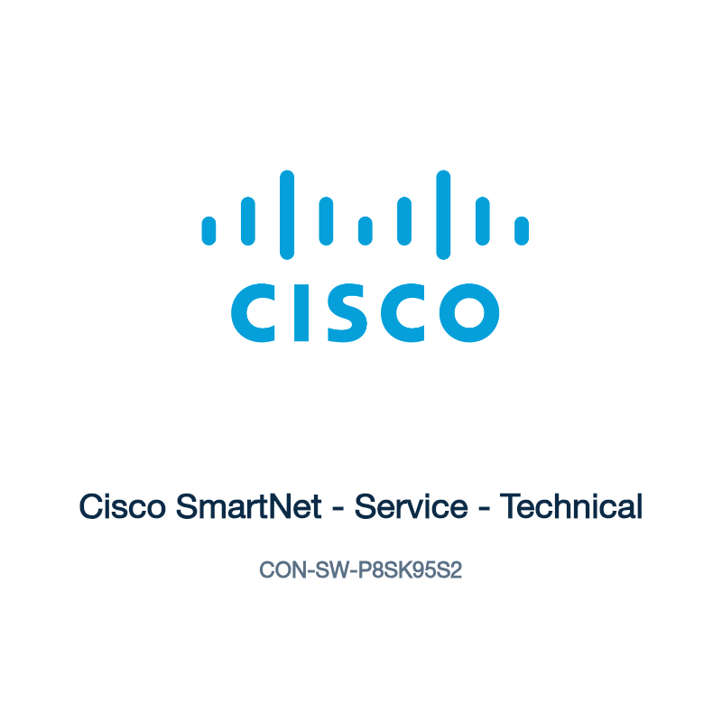 CON-SW-P8SK95S2: Cisco SmartNet - Service - Technical
