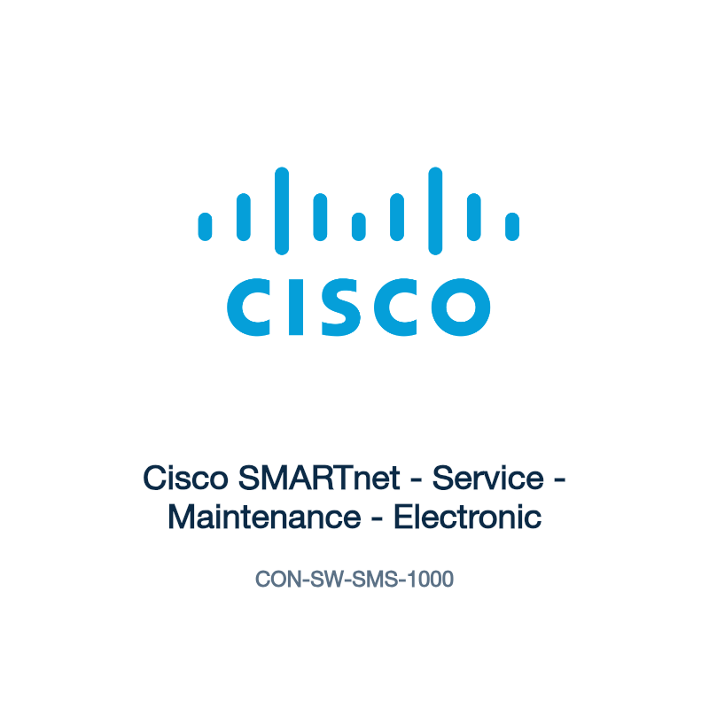 CON-SW-SMS-1000: Cisco SMARTnet - Service - Maintenance - Electronic