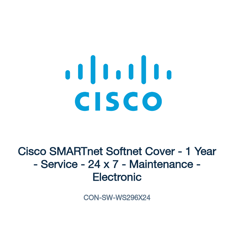 CON-SW-WS296X24: Cisco SMARTnet Softnet Cover
