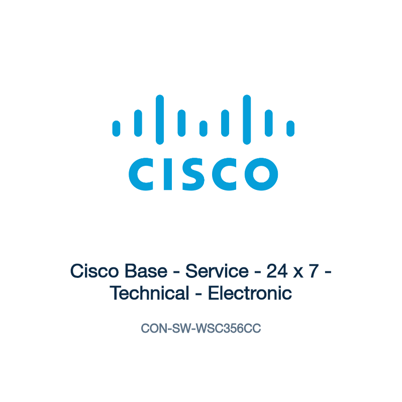 CON-SW-WSC356CC: Cisco Base - Service - 24 x 7 - Technical - Electronic