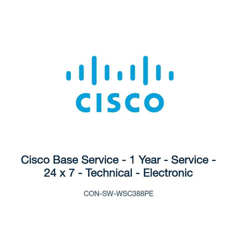CON-SW-WSC388PE: Cisco Base Service