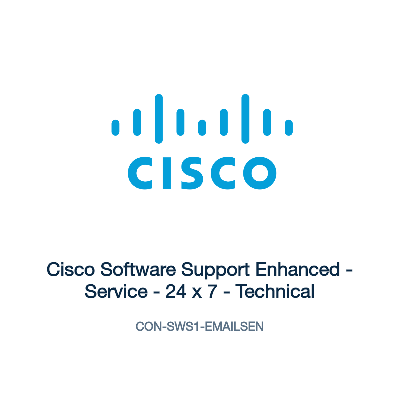CON-SWS1-EMAILSEN: Cisco Software Support Enhanced