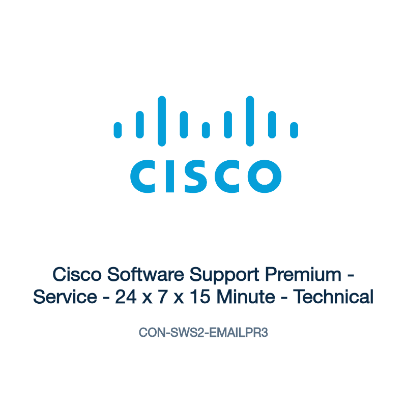 CON-SWS2-EMAILPR3: Cisco Software Support Premium