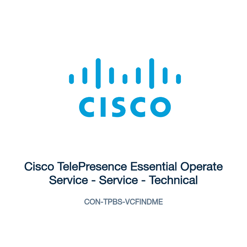 CON-TPBS-VCFINDME: Cisco TelePresence Essential Operate Service