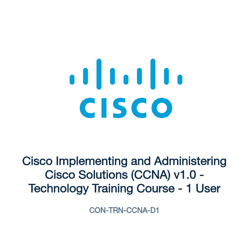 CON-TRN-CCNA-D1: Cisco Implementing and Administering Cisco Solutions (CCNA) v1.0