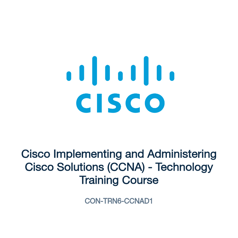 CON-TRN6-CCNAD1: Cisco Implementing and Administering Cisco Solutions (CCNA)