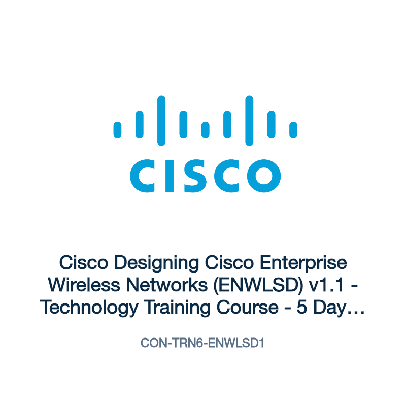 CON-TRN6-ENWLSD1: Cisco Designing Cisco Enterprise Wireless Networks (ENWLSD) v1.1
