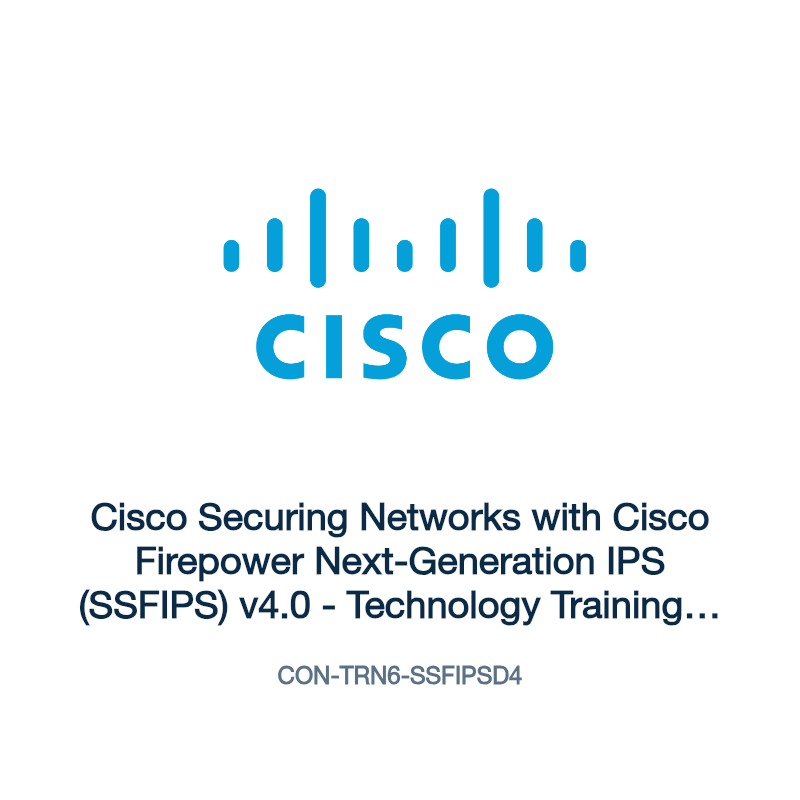 CON-TRN6-SSFIPSD4: Cisco Securing Networks with Cisco Firepower Next-Generation IPS