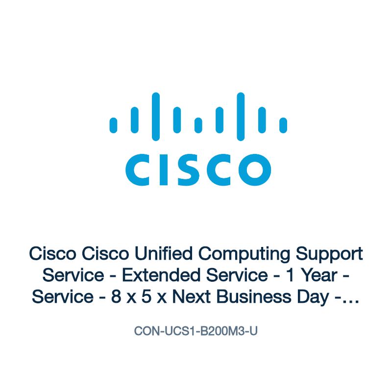 CON-UCS1-B200M3-U: Cisco Cisco Unified Computing Support Service