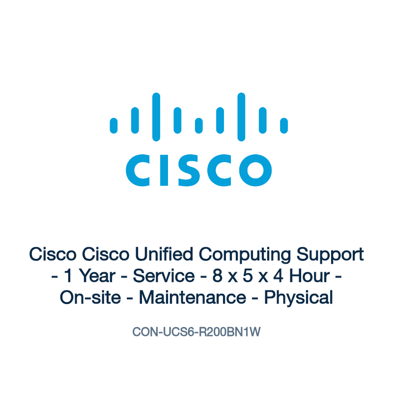 CON-UCS6-R200BN1W: Cisco Cisco Unified Computing Support