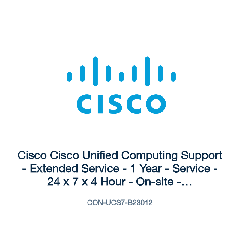 CON-UCS7-B23012: Cisco Cisco Unified Computing Support