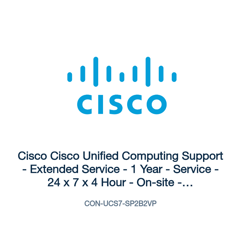 CON-UCS7-SP2B2VP: Cisco Cisco Unified Computing Support