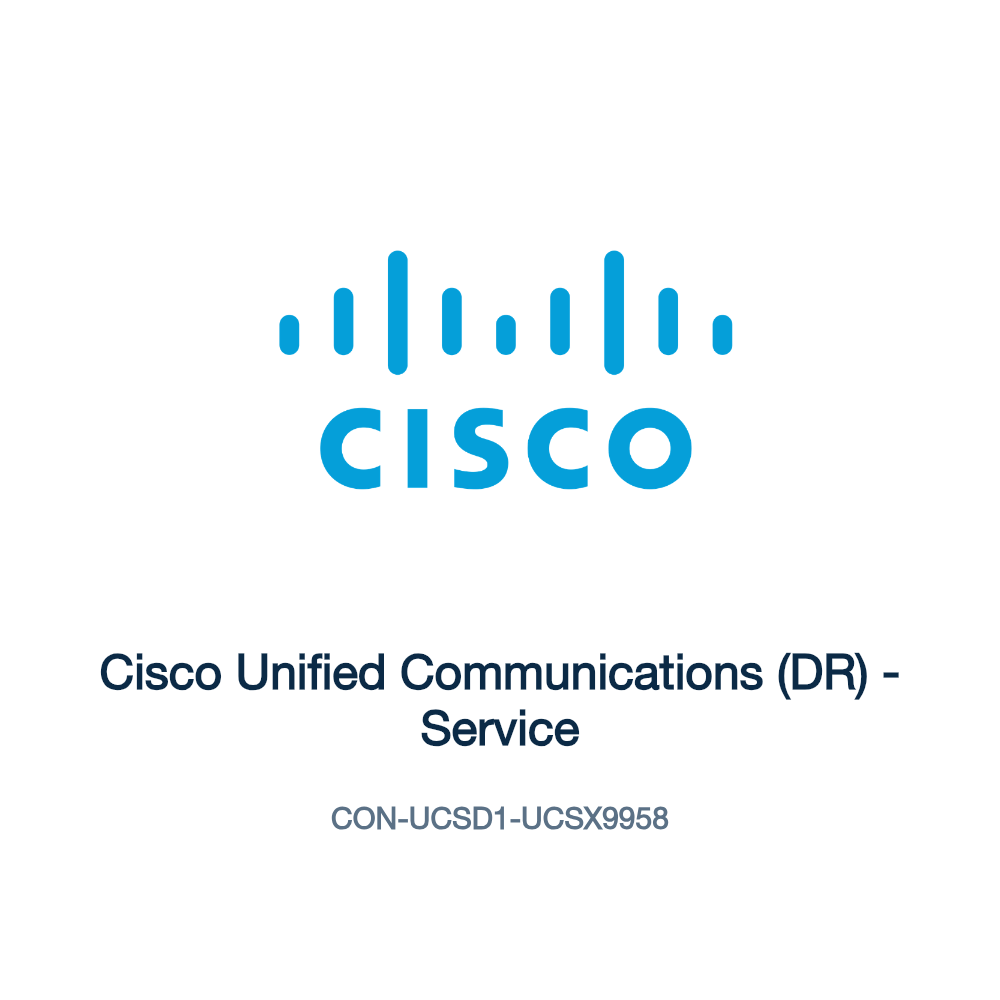 CON-UCSD1-UCSX9958: Cisco Unified Communications (DR)
