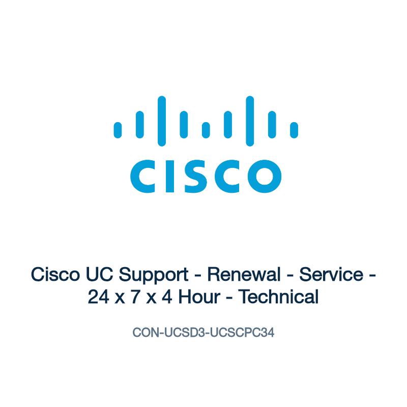 CON-UCSD3-UCSCPC34: Cisco UC Support