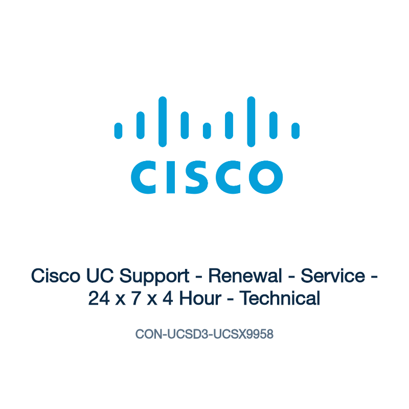 CON-UCSD3-UCSX9958: Cisco UC Support