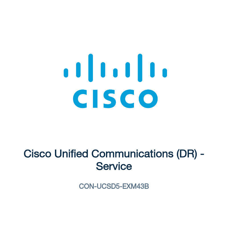 CON-UCSD5-EXM43B: Cisco Unified Communications (DR)