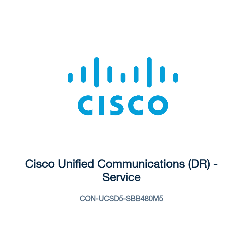 CON-UCSD5-SBB480M5: Cisco Unified Communications (DR)