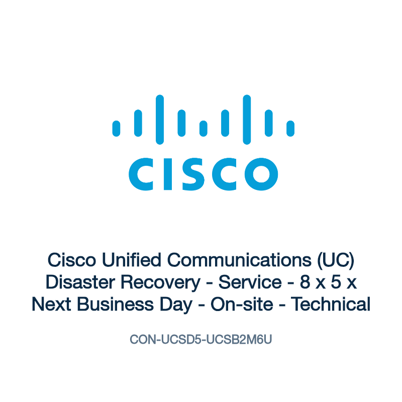 CON-UCSD5-UCSB2M6U: Cisco Unified Communications (UC) Disaster Recovery