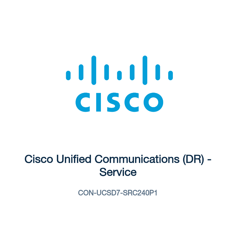 CON-UCSD7-SRC240P1: Cisco Unified Communications (DR)