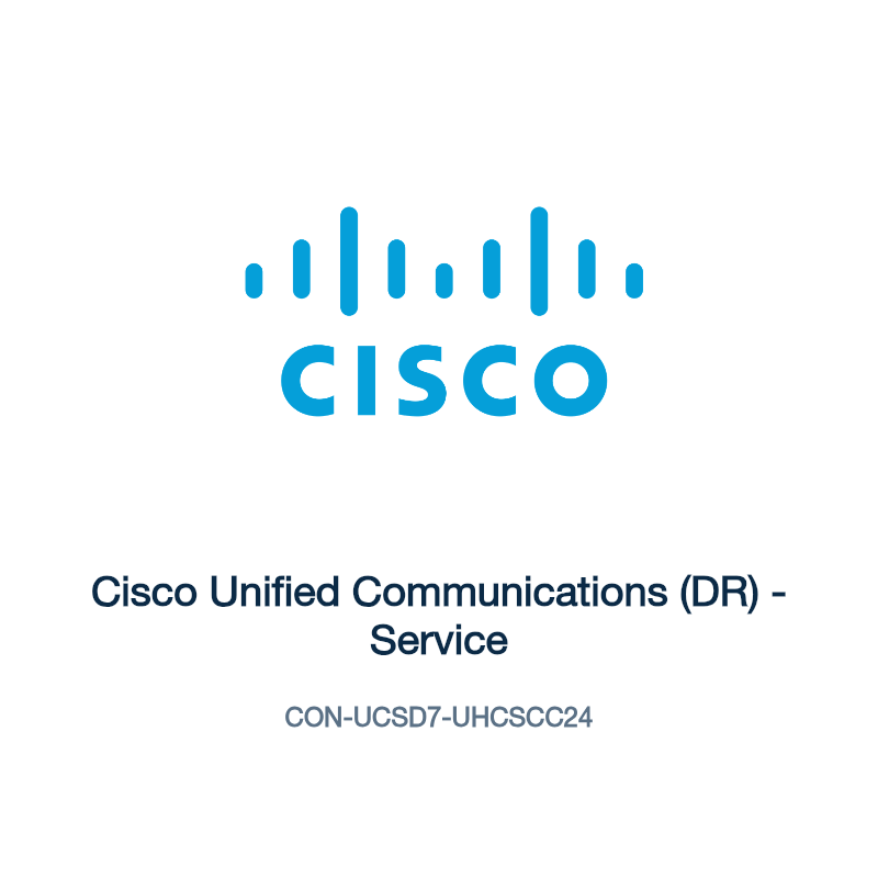 CON-UCSD7-UHCSCC24: Cisco Unified Communications (DR)