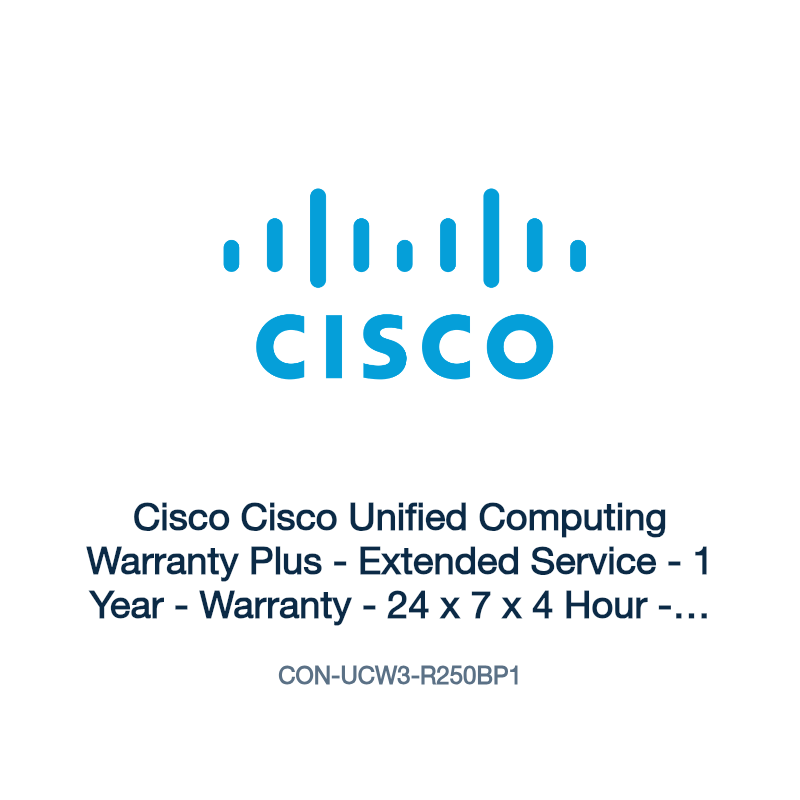 CON-UCW3-R250BP1: Cisco Cisco Unified Computing Warranty Plus