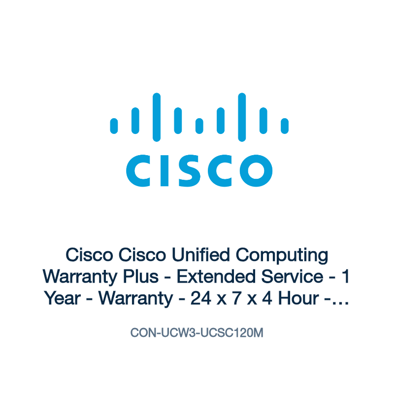 CON-UCW3-UCSC120M: Cisco Cisco Unified Computing Warranty Plus