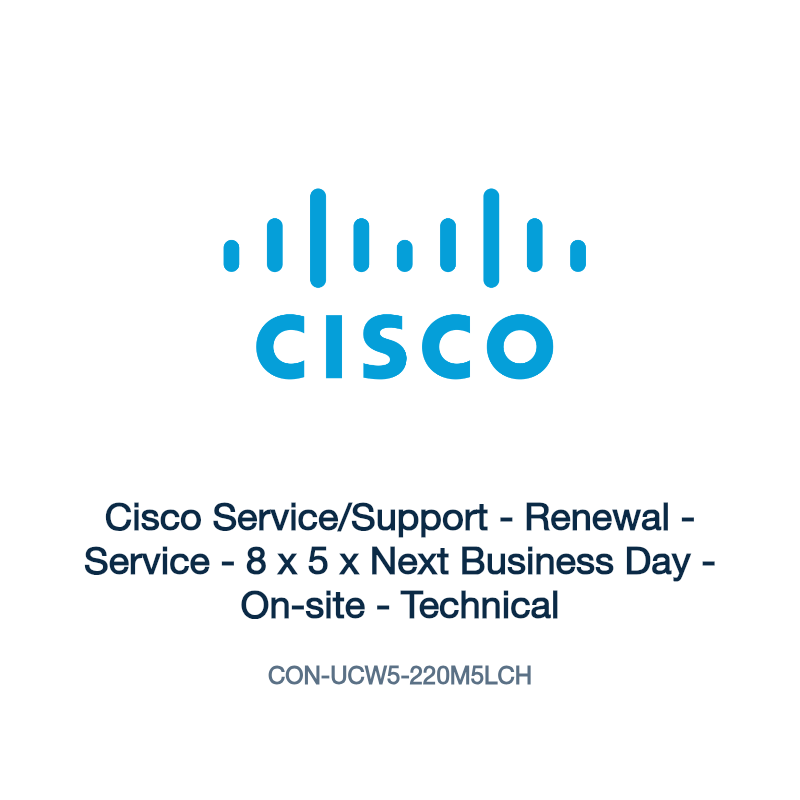 CON-UCW5-220M5LCH: Cisco Service/Support