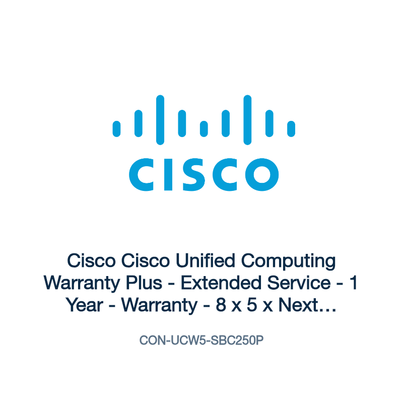 CON-UCW5-SBC250P: Cisco Cisco Unified Computing Warranty Plus
