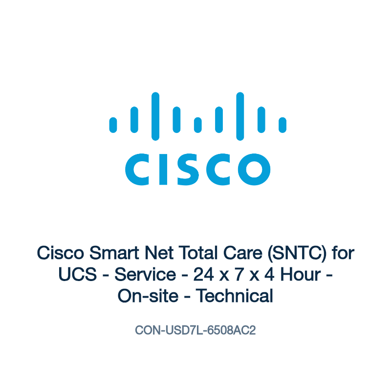 CON-USD7L-6508AC2: Cisco Smart Net Total Care (SNTC) for UCS