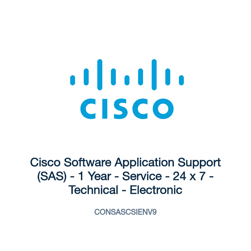 CONSASCSIENV9: Cisco Software Application Support (SAS)