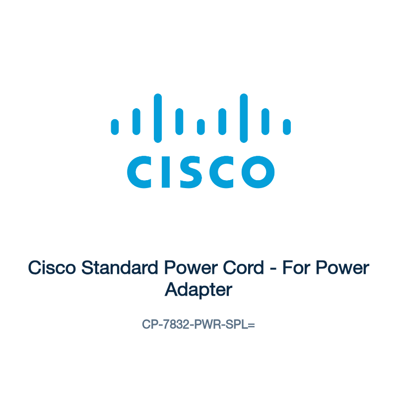 CP-7832-PWR-SPL=: Cisco Standard Power Cord
