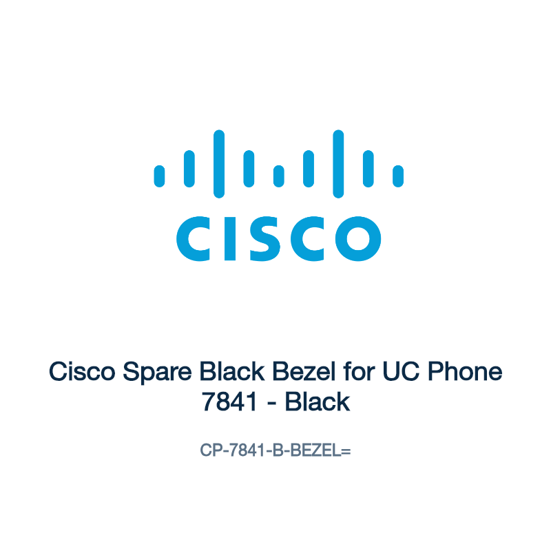 CP-7841-B-BEZEL=: Cisco Spare Black Bezel for UC Phone 7841