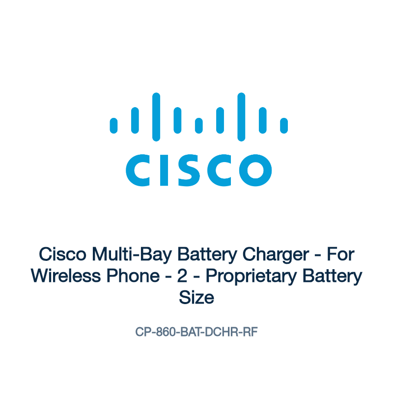 CP-860-BAT-DCHR-RF: Cisco Multi-Bay Battery Charger
