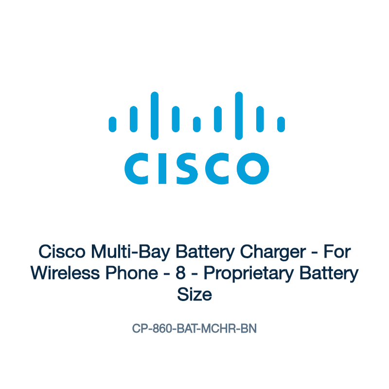 CP-860-BAT-MCHR-BN: Cisco Multi-Bay Battery Charger