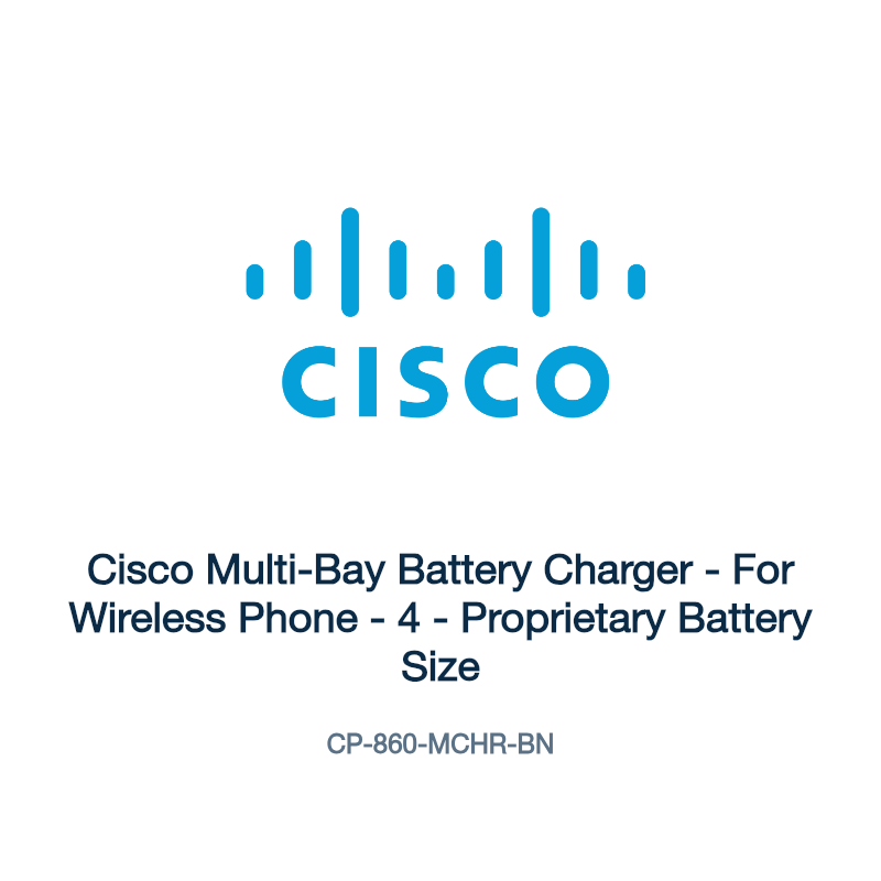 CP-860-MCHR-BN: Cisco Multi-Bay Battery Charger