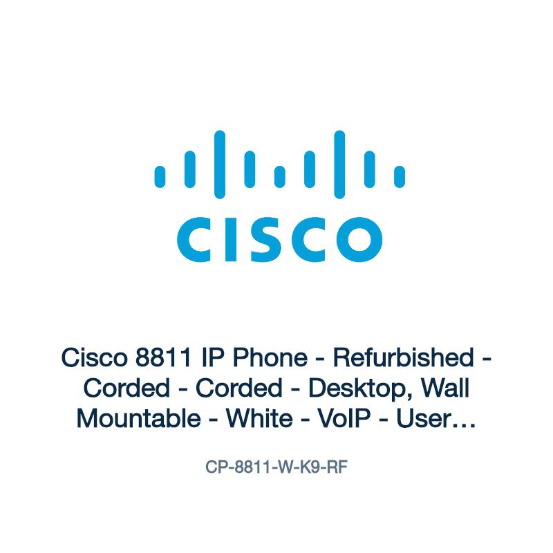 CP-8811-W-K9-RF: Cisco 8811 IP Phone