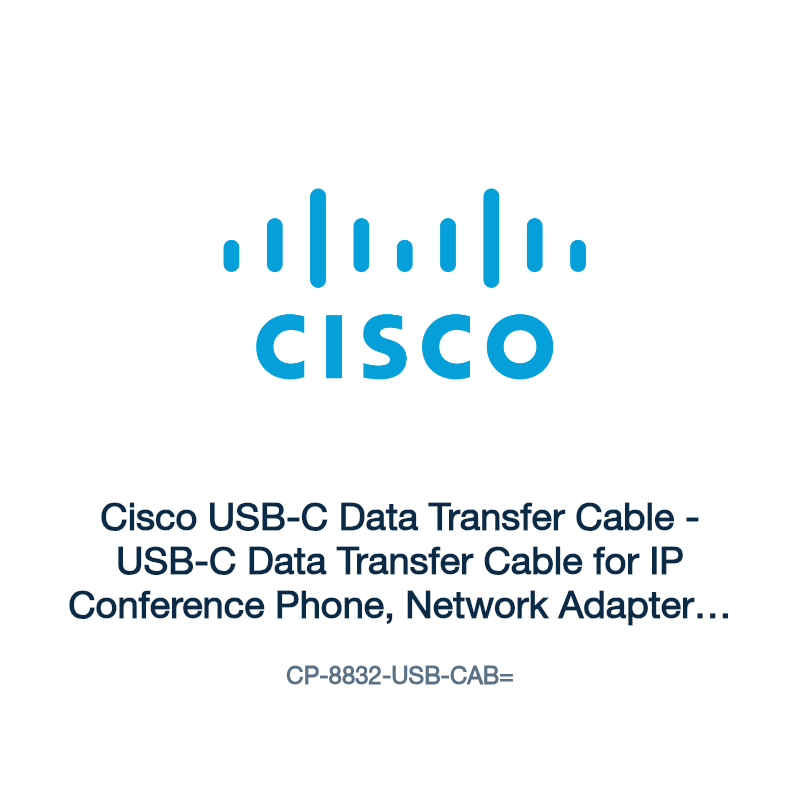 CP-8832-USB-CAB=: Cisco USB-C Data Transfer Cable