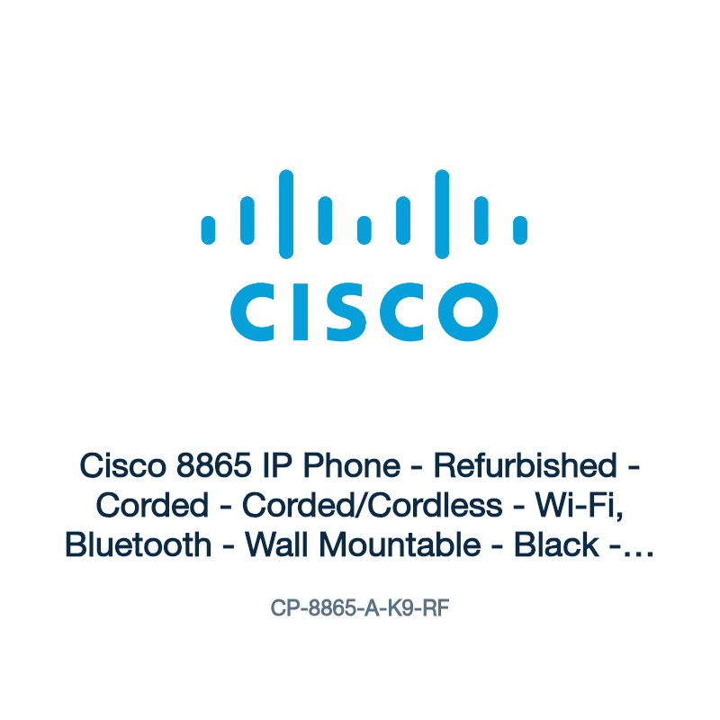 CP-8865-A-K9-RF: Cisco 8865 IP Phone