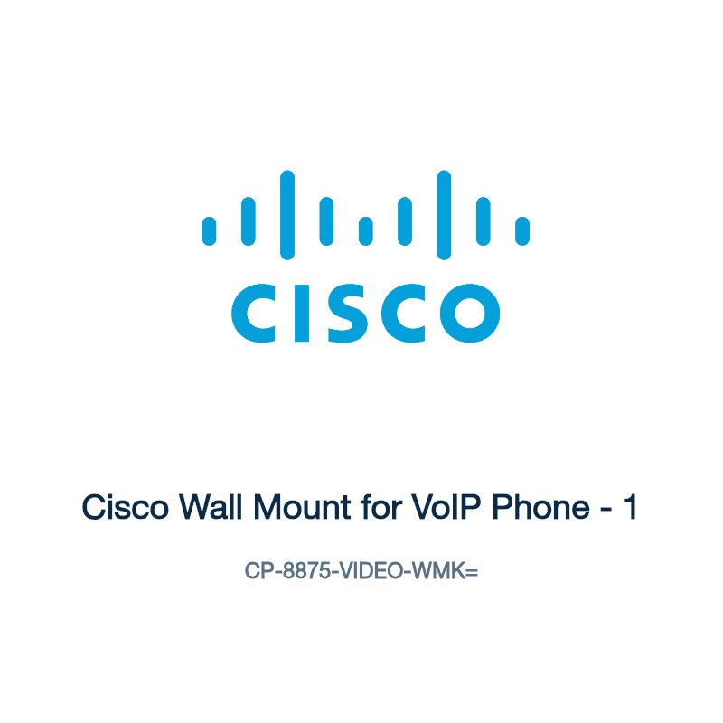 CP-8875-VIDEO-WMK=: Cisco Wall Mount for VoIP Phone