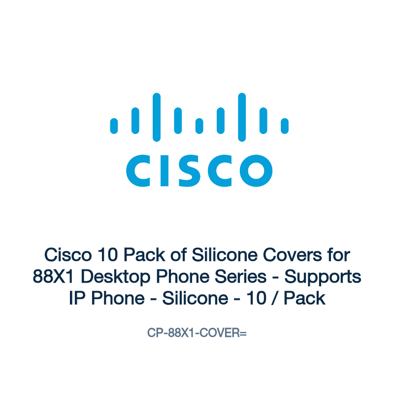 CP-88X1-COVER=: Cisco 10 Pack of Silicone Covers for 88X1 Desktop Phone Series