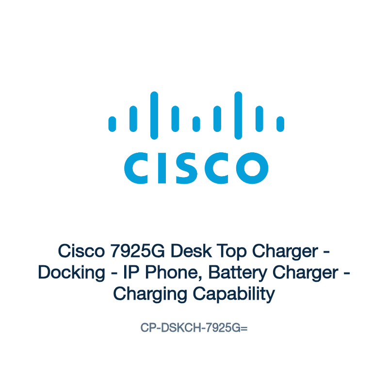 CP-DSKCH-7925G=: Cisco 7925G Desk Top Charger