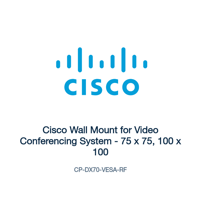 CP-DX70-VESA-RF: Cisco Wall Mount for Video Conferencing System