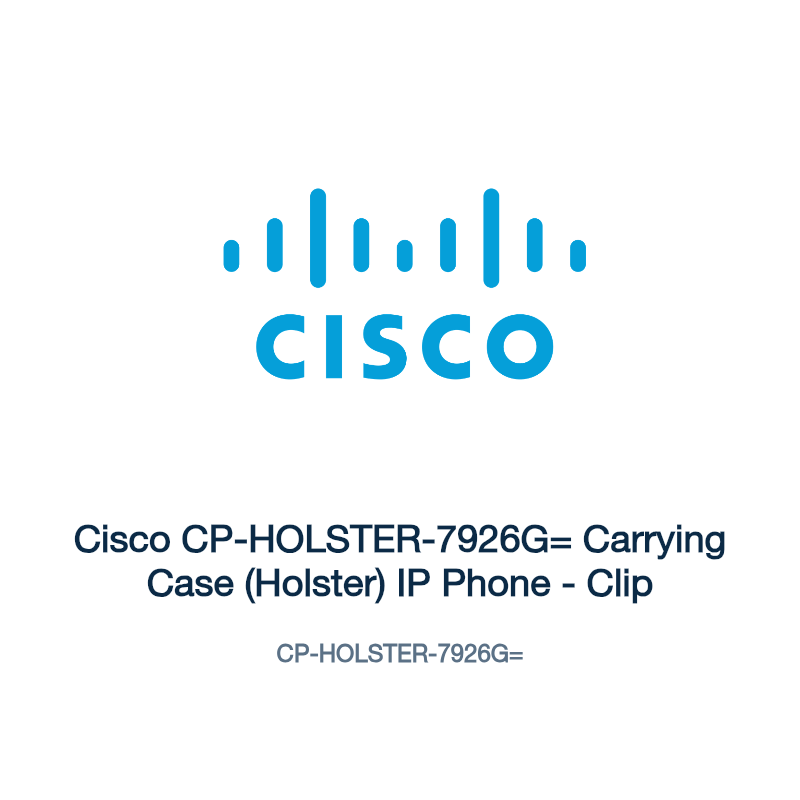 CP-HOLSTER-7926G=: Cisco CP-HOLSTER-7926G= Carrying Case (Holster) IP Phone