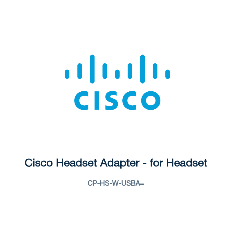 CP-HS-W-USBA=: Cisco Headset Adapter
