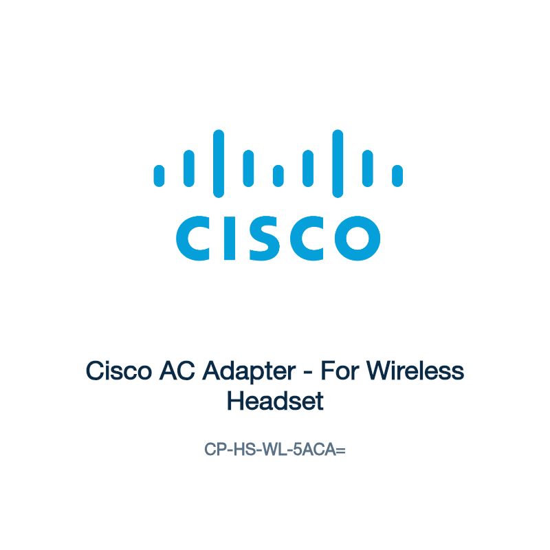 CP-HS-WL-5ACA=: Cisco AC Adapter
