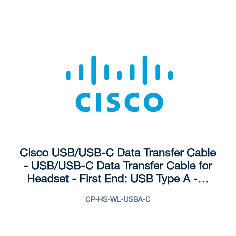 CP-HS-WL-USBA-C: Cisco USB/USB-C Data Transfer Cable
