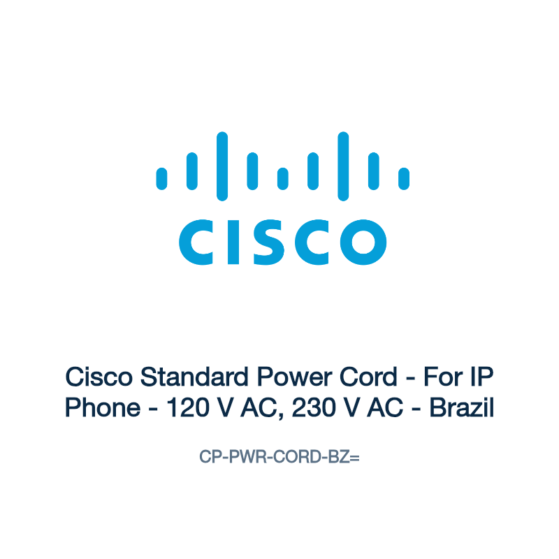 CP-PWR-CORD-BZ=: Cisco Standard Power Cord