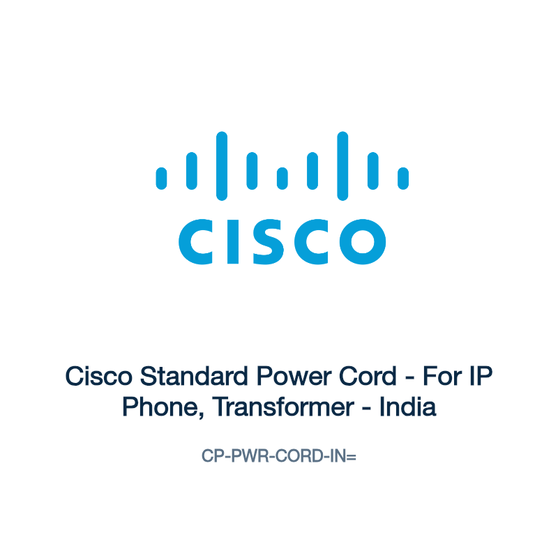 CP-PWR-CORD-IN=: Cisco Standard Power Cord
